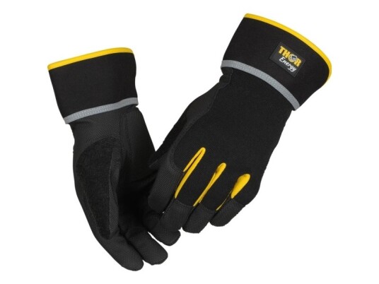 Thor Arbejdshandske Energy Classic 9 Sort Pu Rigger