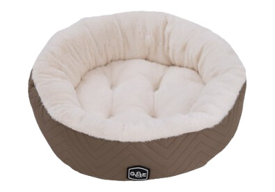 Gustaf og Evita ComfortCuddle Hundeseng S 50x13cm Beige