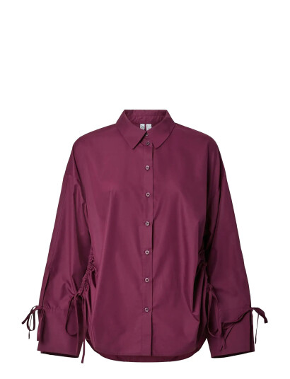 Pieces Pcanni Ls Loose Shirt Wvk Kca Burgundy XS Pieces Pcanni Ls Loose Shirt Wvk Kca Burgundy XS