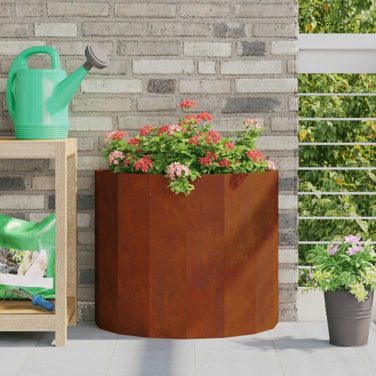 vidaXL Plantekassed Rusten 60 x 30 x 50 cm Cortenstål