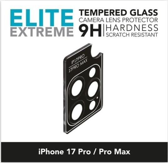 Linocell Elite Extreme Beskyttelse for kameralinsen på iPhone 17 Pro og Pro Max