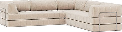 CozyPad Hjørnesofa med armlener B 6002579