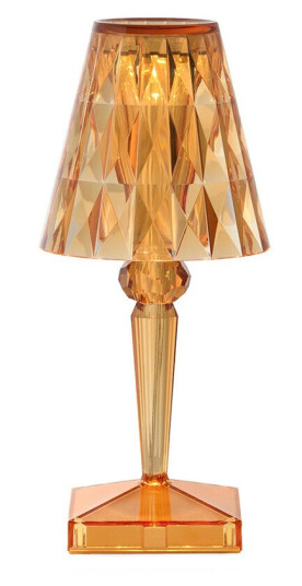 Kartell Battery Portable Bordlampe IP54 Pastel Orange Kartell Battery Portable Bordlampe IP54 Pastel Orange