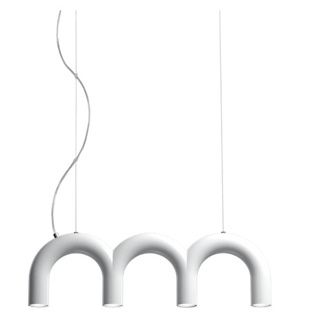 Oblure Arch Triplette Taklampe Hvit Oblure Arch Triplette Taklampe Hvit