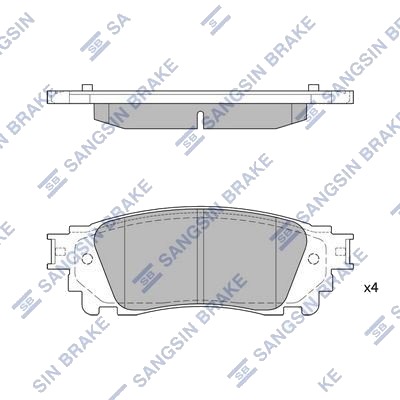 Hi Q SP1827 Bremseklosser