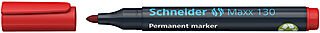 Schneider Maxx 130 Rød Permanent Tusj 1-3 mm