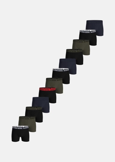 Björn Borg Cotton Stretch Boxer 12p Multipack 1 L Underklær