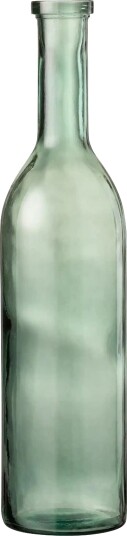 J Line Vase Cancun Glass Green Small   Green   H75.5CM