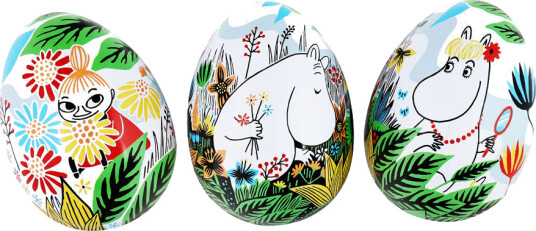 Moomin Mummi påskeegg 7,3 cm og Vennene Moomin Mummi påskeegg 7,3 cm og Vennene