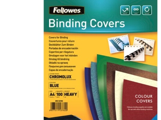 Fellowes 5378203 A4 Papir Blå 210 Mm 297 Mm 1 Mm Fellowes 5378203 A4 Papir Blå 210 Mm 297 Mm 1 Mm