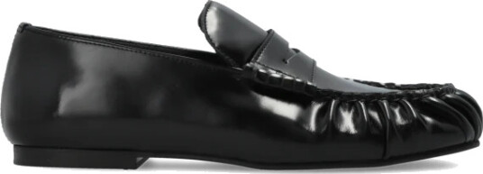 ALOHAS Aven Black Leather Loafers Black 38