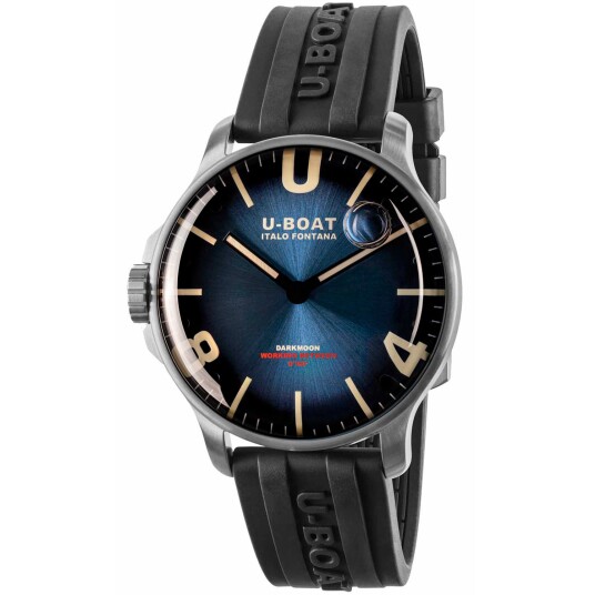 U-BOAT Darkmoon 44mm Imperial Blue U8704 - Herre - 44 mm - Analog - Kvarts urverk - Safirglass