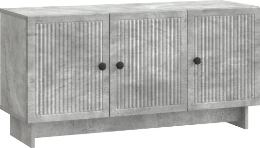  TV skap Betonggrå 99 x 34,5 x 50 cm Konstruert tre