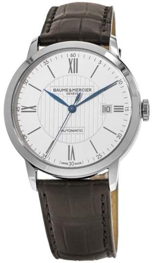Baume & Mercier Herreklokke M0A10214 Classima Sølvfarget/Lær