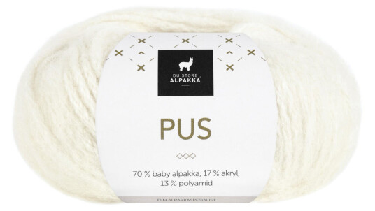 DSA , Pus garn 4031 Hvit