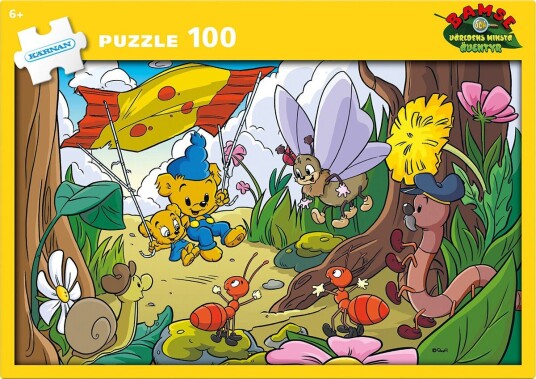 Kärnan Bamse Og Verdens Minste Eventyr Bokspuslespill 100 Brikker
