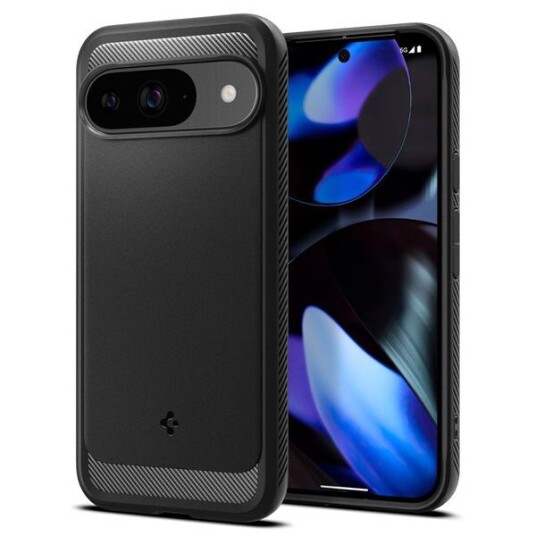 Spigen Rugged Armor Mobildeksel for Google Pixel 9/9 Pro - Matt Svart