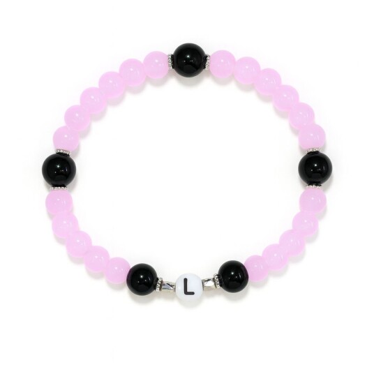 Amalies Design Armbånd L Rosa/sort Rosa Amalies Design Armbånd L Rosa/sort Rosa