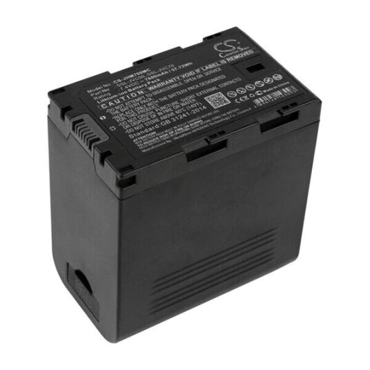 JVC GY-HM600EC batteri (7800 mAh 7.4 V, Sort)