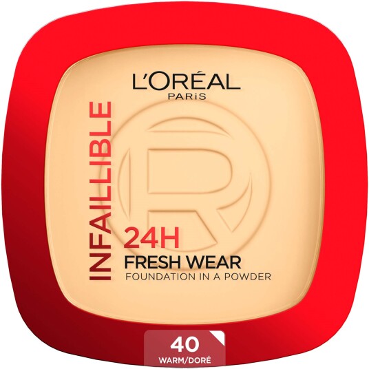 L'Oréal Paris Infaillible 24H Foundationpudder #40 Cashmere - Matt og langvarig