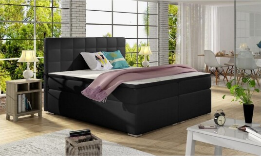 Box Spring Eltap Alice 160x200 cm Soft 11 Svart