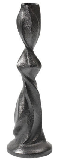 Ferm Living Gale lysestake 25 cm Blackened Aluminium