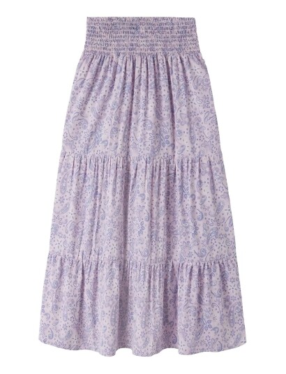 Name It Nkfvinaya Long Wide Skirt Purple 164