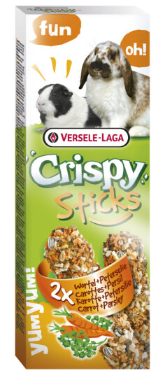 Crispysticks Kanin-Marsvin Gulrot/Persille 2-Pk. Crispysticks Kanin-Marsvin Gulrot/Persille 2-Pk.