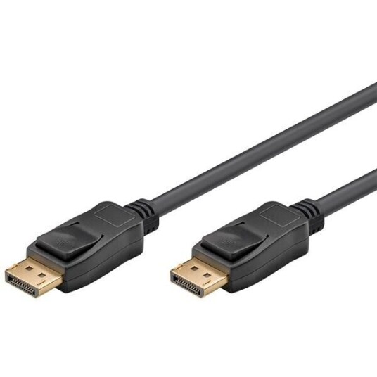 Goobay DisplayPort 1.4 kabel med 8K oppløsning 2 m