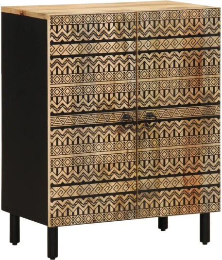 Skjenk 60x33,5x75 cm grovt heltre mangotre 8721158496294