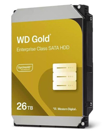 WD Gold 26TB Intern Harddisk 3.5" SATA 6Gb/s 7200 RPM WD Gold 26TB Intern Harddisk 3.5" SATA 6Gb/s 7200 RPM