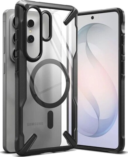 Ringke Fusion X Magnetic MagSafe Case for Samsung Galaxy S26 Ultra Clear Black