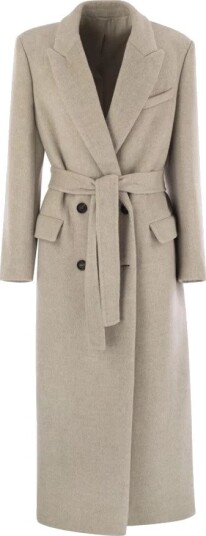 Brunello Cucinelli Dame Frakker Beige M,