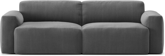No Ga - Brick 2-Seater Shadow Dark Grey Sofaer Grå