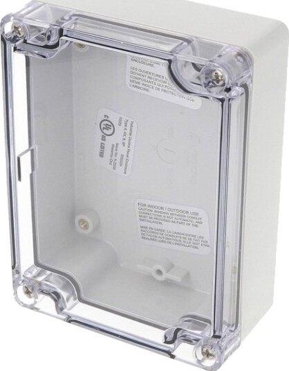 Hammond Electronics 1554NL2GYSL 119 × 119 × 45 mm Polykarbonat Lys Grå Kabinett