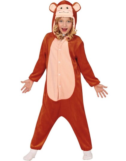 Kigurumi Apekostyme til Barn Strl 10 12 år Kigurumi Apekostyme til Barn Strl 10 12 år