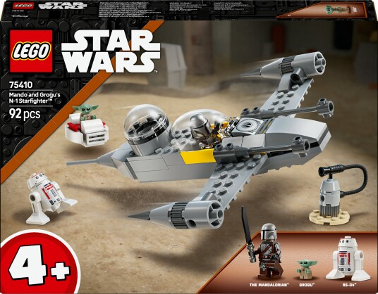 LEGO Star Wars TM 75410 Mando og Grogus N-1 Starfighter