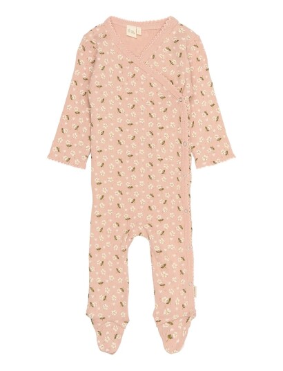 Petit Piao Ppdea L_S Jumpsuit Fold Feet Nb Pink 74 Petit Piao Ppdea L_S Jumpsuit Fold Feet Nb Pink 74
