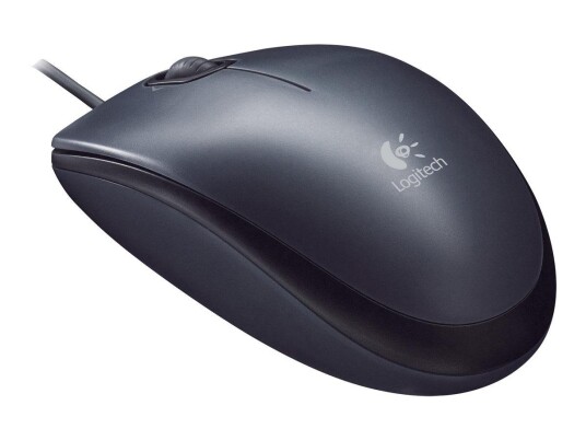 Logitech M90 Ambidekstriøs USB Mus 1000 DPI Kablet Svart
