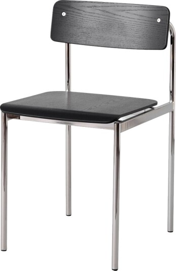 Moebe Offset Spisestol Krom/ Sort