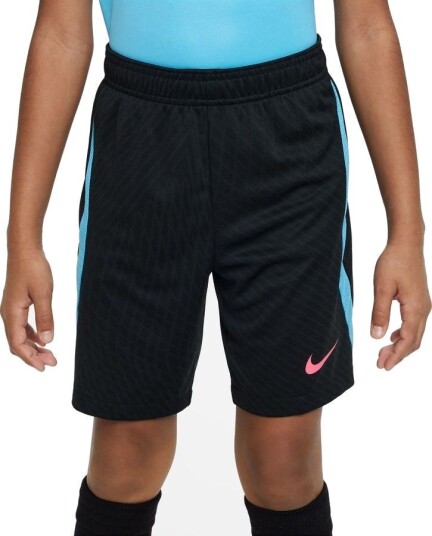 Nike Treningsshorts Dri FIT Strike Svart/Blå/Rosa Barn størrelse M: 137 147 cm