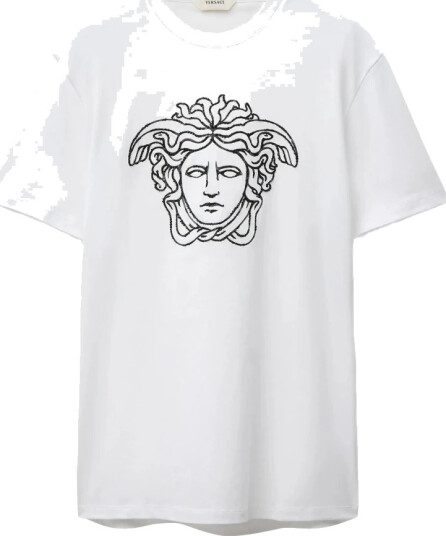 Versace Herre Topper Hvit XL, Versace Herre Topper Hvit XL,