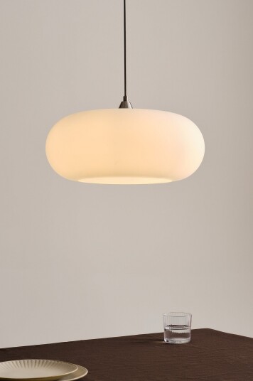 Jotex THALIA taklampe Hvit/nikkel sateng 2073257010