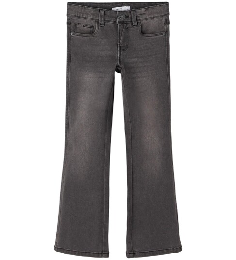 Name it kids - Jeans nkfPolly Skinny Boot Jeans 1142 - Grå