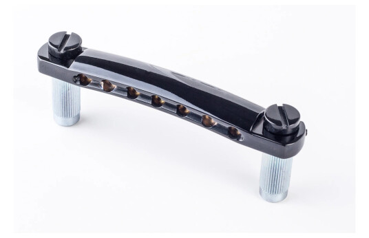 Tonepros T7z B 7-String Metric Tailpiece Locking Stop Bar - Svart