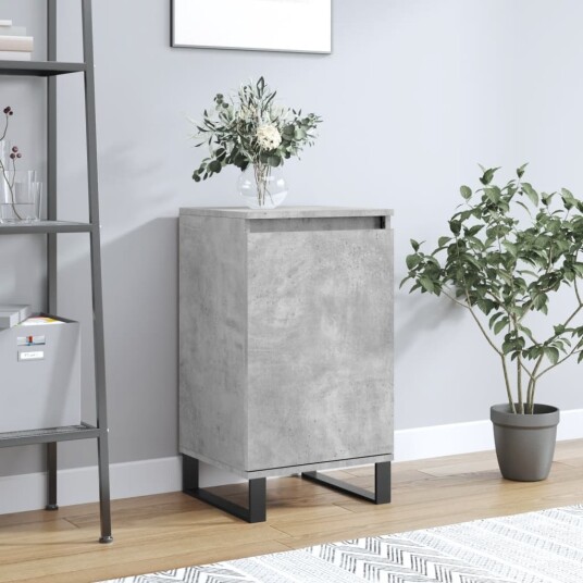 vidaXL Skjenk betonggrå 40x35x70 cm konstruert tre vidaXL Skjenk betonggrå 40x35x70 cm konstruert tre