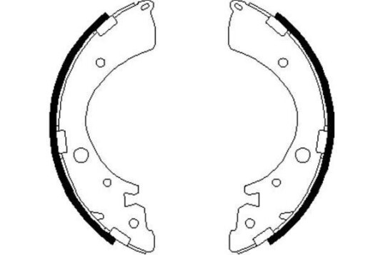 Bremsesko sett KAVO PARTS KBS 2907 Bremsesko sett KAVO PARTS KBS 2907
