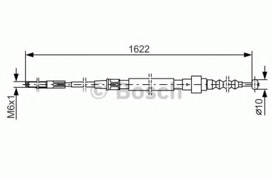Bremsewire BOSCH 1 987 477 167