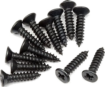HPI-101273 TP. Flat Head Screw M2.6x12mm - 12 stk