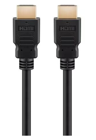 Goobay 8K Ultra HD HDMI 2.1-kabel 1 m - Svart